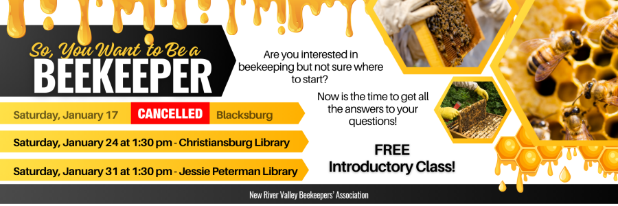 Come learn how to be a Beekeeper, click for the full list of programs